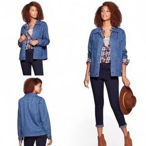 Universal Thread Denim Chore Coat- Lightweight & Oversized/ size XS